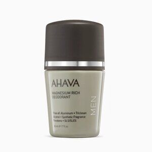 NEW AHAVA Men's Magnesium Rich Roll-On Deodorant